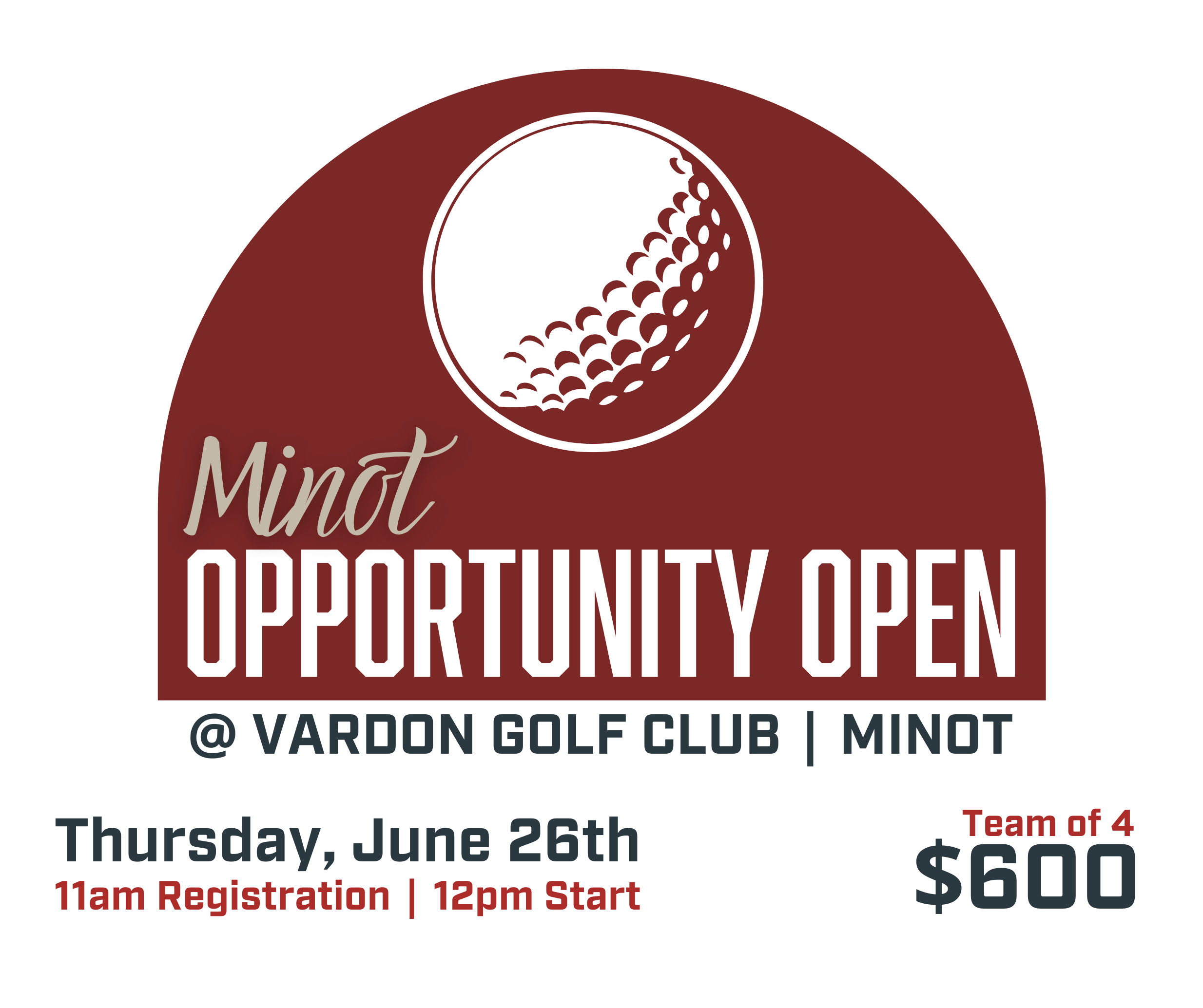 Minot Opportunity Open Logo with Details Minot Opportunity Open Logo with Details